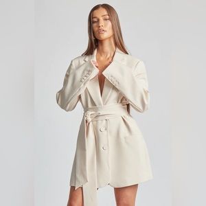 Because of Alice (BOA) Blazer Dress with Belt